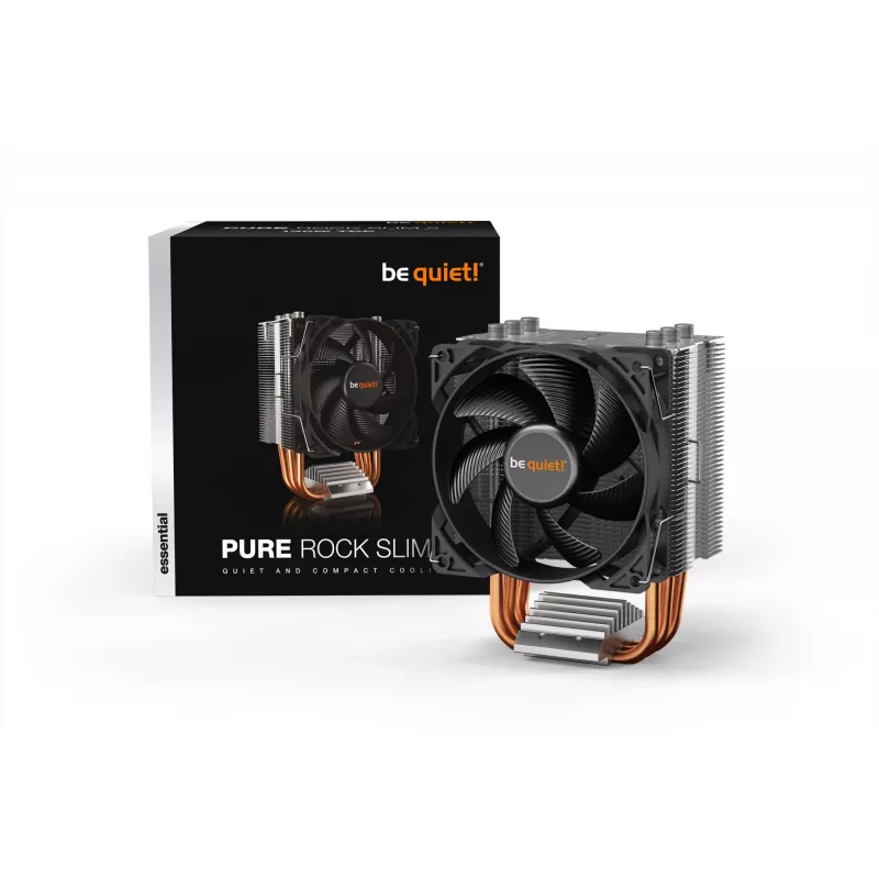 be quiet! PURE ROCK SLIM 2 protsessorijahuti 9,2 cm hõbedane 1 tk