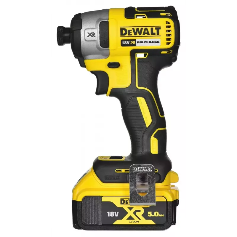Juhtmeta elektritööriistade kombokomplekt DeWalt DCK266P2T — 18V, 2×5.0Ah akud, löökkeeraja ja kombipuur, laadija, kohver