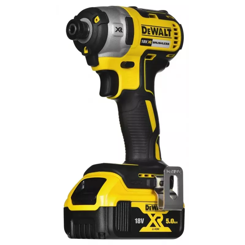 Juhtmeta elektritööriistade kombokomplekt DeWalt DCK266P2T — 18V, 2×5.0Ah akud, löökkeeraja ja kombipuur, laadija, kohver