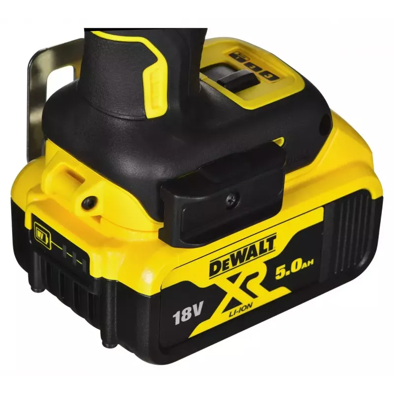 Juhtmeta elektritööriistade kombokomplekt DeWalt DCK266P2T — 18V, 2×5.0Ah akud, löökkeeraja ja kombipuur, laadija, kohver