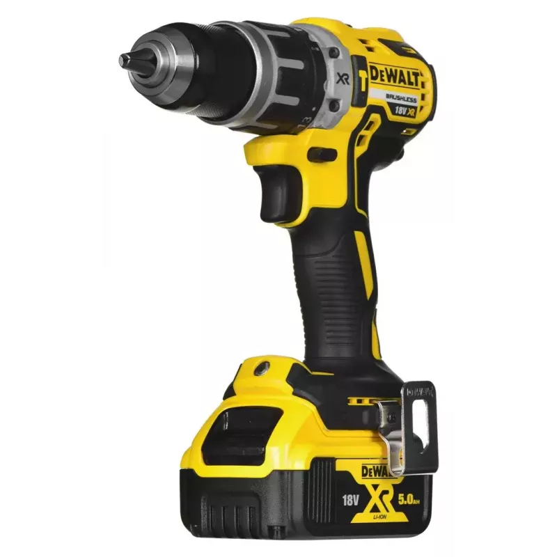 Juhtmeta elektritööriistade kombokomplekt DeWalt DCK266P2T — 18V, 2×5.0Ah akud, löökkeeraja ja kombipuur, laadija, kohver