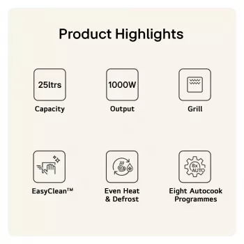 LG MH6535GIS mikrolaineahi Must Kombineeritud mikrolaineahi Paigaldus kapi kohale 25 L 1000 W