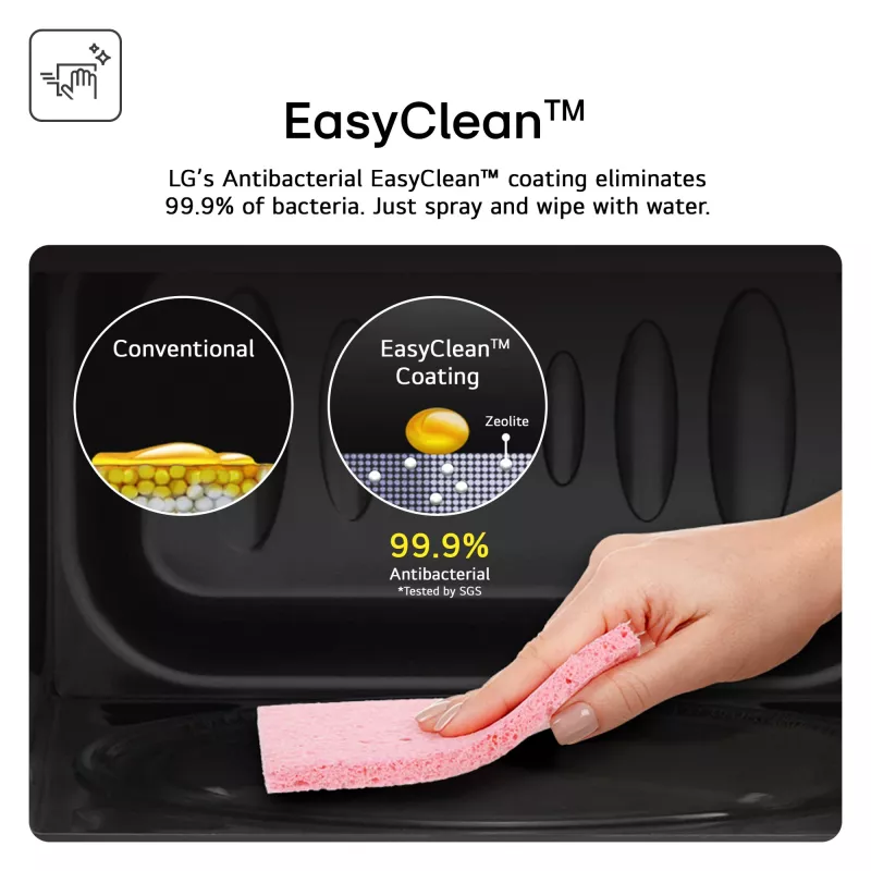 LG MH6535GIS mikrolaineahi Must Kombineeritud mikrolaineahi Paigaldus kapi kohale 25 L 1000 W