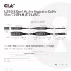 CLUB3D USB 3.2 Gen1 aktiivne korduvkaabel 10 m / 32.8ft M/F 28AWG