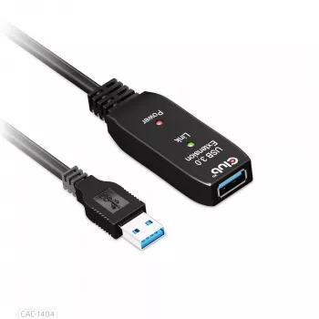 CLUB3D USB 3.2 Gen1 aktiivne repiiterkaabel 5 m / 16,4 jalga M/F 28AWG