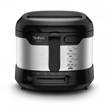 Tefal Uno FF215D ühekordne 1,8 L eraldiseisev 1600 W fritüür must, roostevaba teras