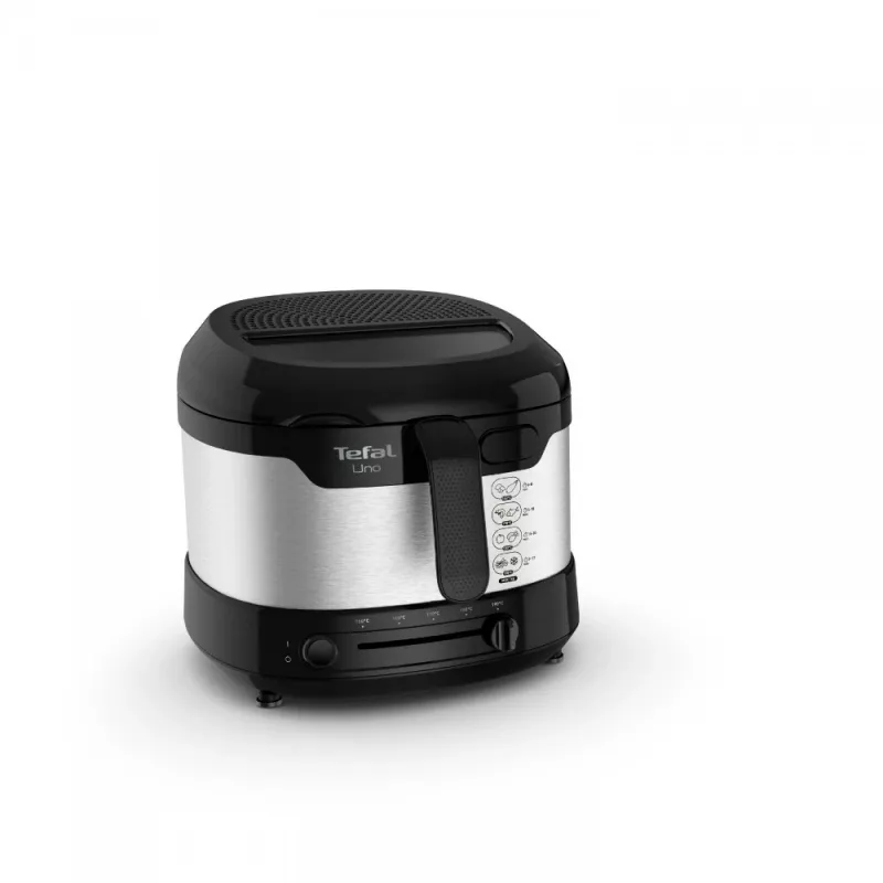 Tefal Uno FF215D ühekordne 1,8 L eraldiseisev 1600 W fritüür must, roostevaba teras