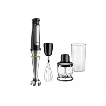 Braun MQ 7025X 0,6 L saumikser 1000 W must, roostevaba teras