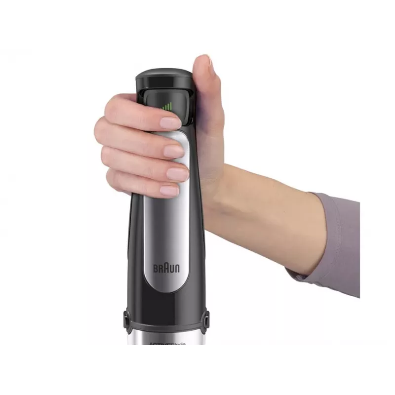 Braun MQ 7025X 0,6 L saumikser 1000 W must, roostevaba teras