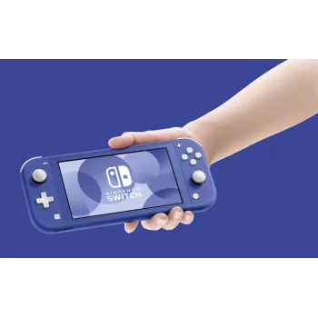Nintendo Switch Lite, Nintendo Switch Lite, NVIDIA Custom Tegra, sinine, analoog/digitaalne, kodunupp, toitenupp, nupud