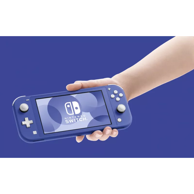 Nintendo Switch Lite, Nintendo Switch Lite, NVIDIA Custom Tegra, sinine, analoog/digitaalne, kodunupp, toitenupp, nupud