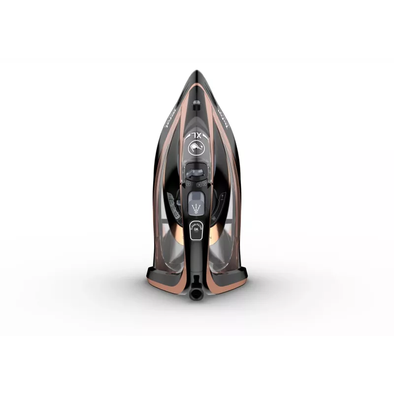 Aurutriikraud Tefal FV9845 — 3200 W, 60 g/min pidev aur, 350 ml paak, vertikaalne aur, 1,45 kg, must/vask