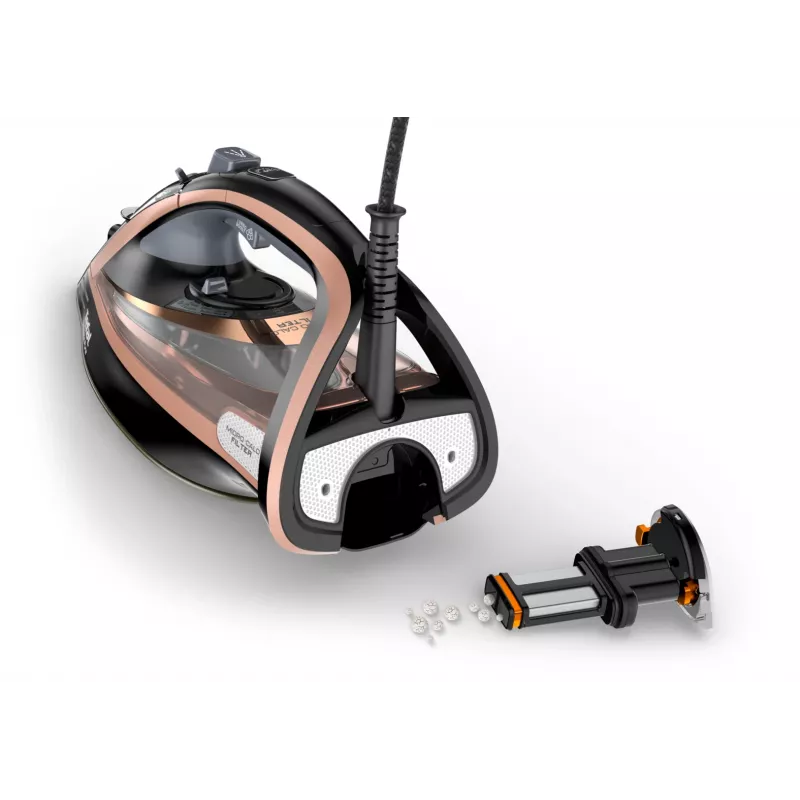 Aurutriikraud Tefal FV9845 — 3200 W, 60 g/min pidev aur, 350 ml paak, vertikaalne aur, 1,45 kg, must/vask