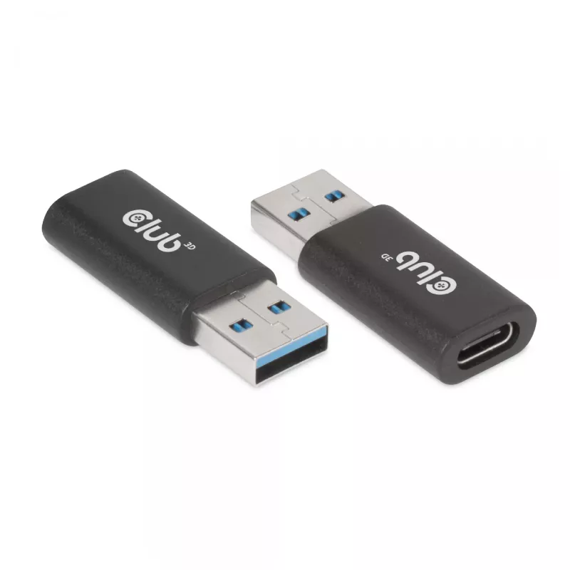 CLUB3D USB 3.2 Gen1 Tüüp A–USB 3.2 Gen1 Type C adapter M/F