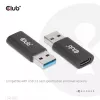 CLUB3D USB 3.2 Gen1 Tüüp A–USB 3.2 Gen1 Type C adapter M/F
