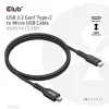 CLUB3D USB 3.2 Gen1 USB-C to Micro USB kaabel M/M 1 m / 3,28 jalga