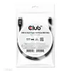 CLUB3D USB 3.2 Gen1 USB-C to Micro USB kaabel M/M 1 m / 3,28 jalga