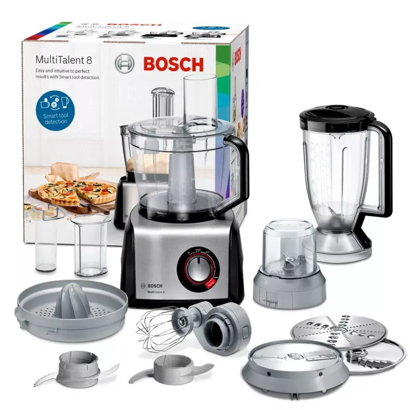 Köögikombain Bosch MC812M844 1250 W 3,9 L Must, Roostevaba teras