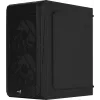 PC-korpus AEROCOOL CS107V2 Mini Torn – Must, microATX/Mini-ITX, 2x120mm ventilaatorit, 1x3,5-tolline + 2x2,5-tollist sahtlit