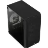 PC-korpus AEROCOOL CS107V2 Mini Torn – Must, microATX/Mini-ITX, 2x120mm ventilaatorit, 1x3,5-tolline + 2x2,5-tollist sahtlit