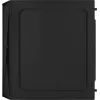 PC-korpus AEROCOOL CS107V2 Mini Torn – Must, microATX/Mini-ITX, 2x120mm ventilaatorit, 1x3,5-tolline + 2x2,5-tollist sahtlit