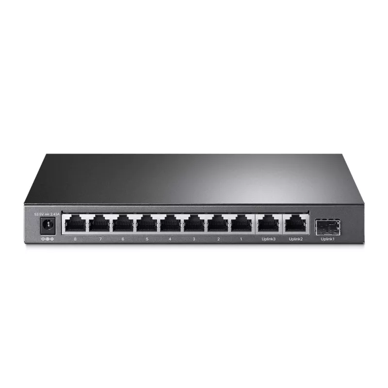 TP-Link TL-SG1210MP võrgulüliti Haldamata Gigabit Ethernet (10/100/1000) Power over Ethernet (PoE) Must