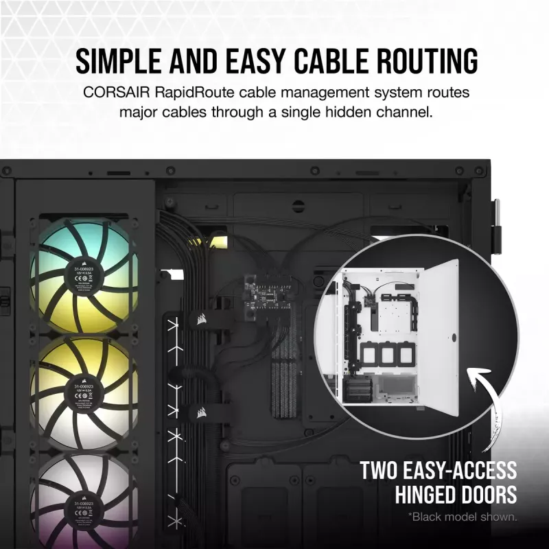 Arvuti korpus Corsair 7000D AIRFLOW Full Tower Valge