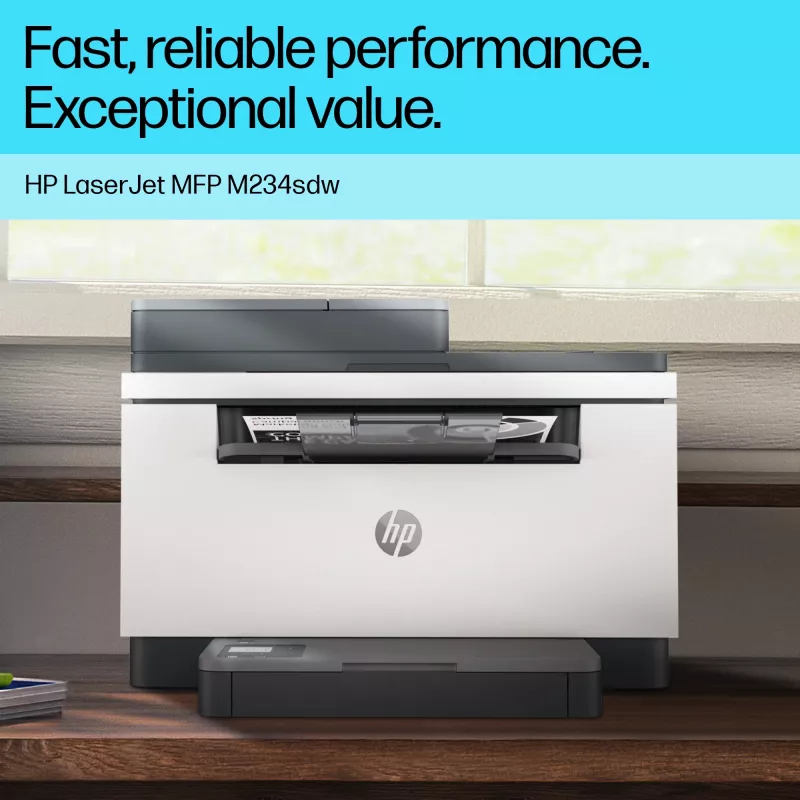Multifunktsionaalne laserprinter HP LaserJet MFP M234sdw — Mono A4, 29 ppm, Duplex, Wi‑Fi, Ethernet