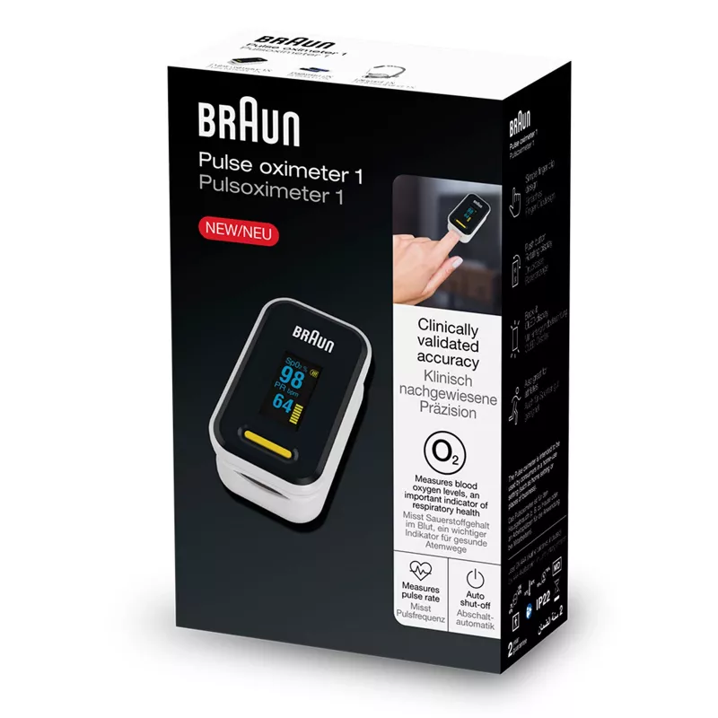 Braun YK-81CEU pulsioksümeeter 1, must