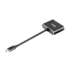 CLUB3D MST jaotur USB3.2 Gen2 USB-C(DP Alt-Mode) DisplayPort + HDMI 4K60Hz M/F