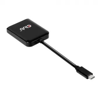 CLUB3D USB3.2 Gen2 USB-C(DP™ Alt-Mode) DisplayPort™-le kahe monitori 4K60Hz M/F MST jaotur