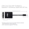 CLUB3D USB3.2 Gen2 USB-C(DP™ Alt-Mode) DisplayPort™-le kahe monitori 4K60Hz M/F MST jaotur