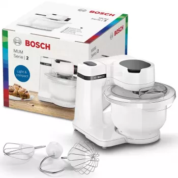 Köögikombain Bosch Serie 2 MUMS2AW00 — 700 W, 3,8 L kauss, 4 kiirust, valge