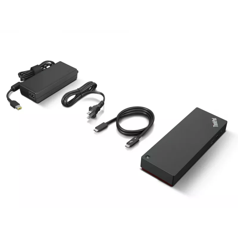 Lenovo ThinkPad Universal Thunderbolt 4 Juhtmega Must