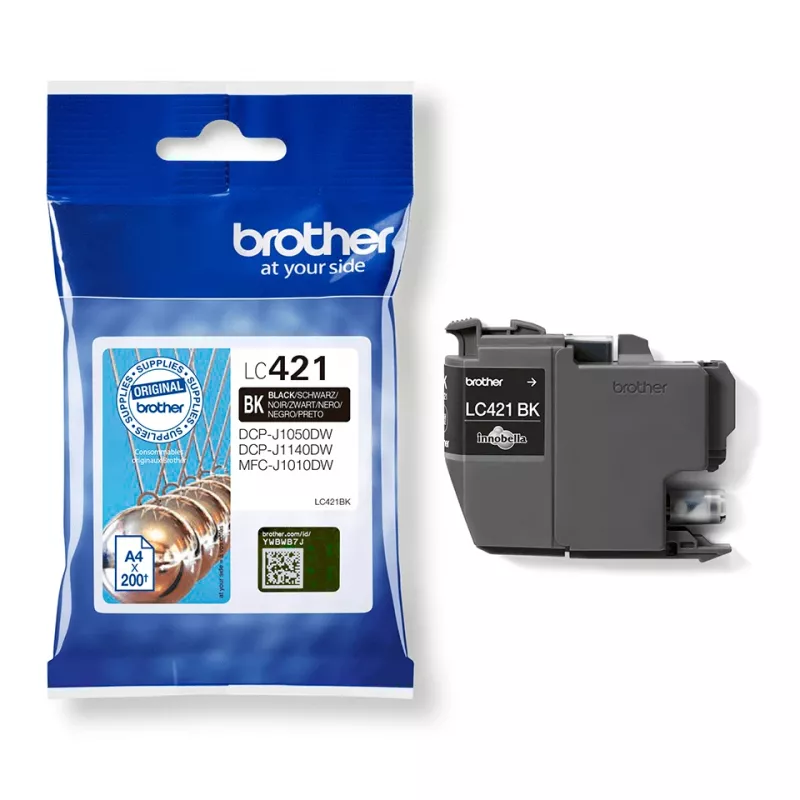 Brother LC421BK tindikassett 1 tk Originaal Must