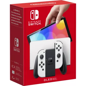 Nintendo Switch OLED, Nintendo Switch, NVIDIA Custom Tegra, Valge, Analoog/Digitaal, Kodunupp, Toitenupp, Nupud