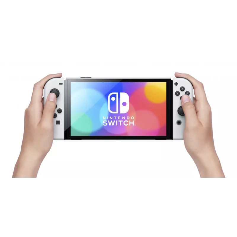Nintendo Switch OLED, Nintendo Switch, NVIDIA Custom Tegra, Valge, Analoog/Digitaal, Kodunupp, Toitenupp, Nupud