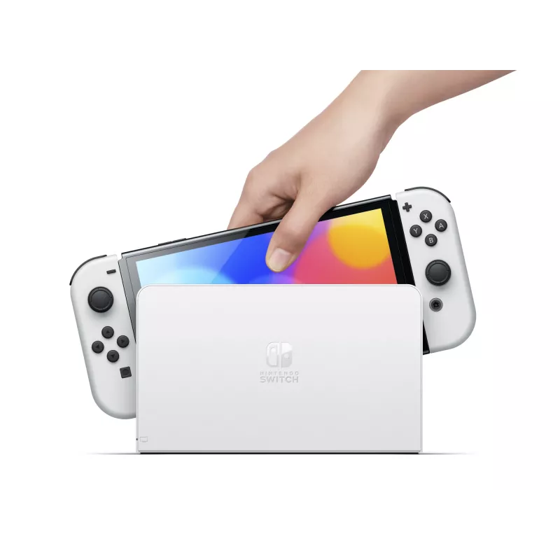 Nintendo Switch OLED, Nintendo Switch, NVIDIA Custom Tegra, Valge, Analoog/Digitaal, Kodunupp, Toitenupp, Nupud