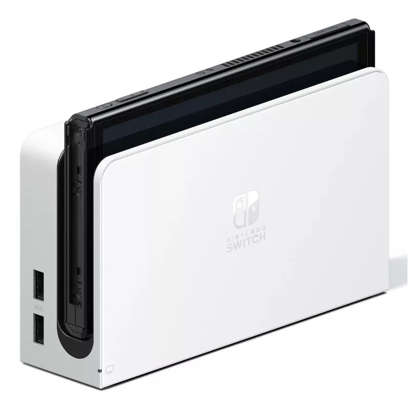 Nintendo Switch OLED, Nintendo Switch, NVIDIA Custom Tegra, Valge, Analoog/Digitaal, Kodunupp, Toitenupp, Nupud
