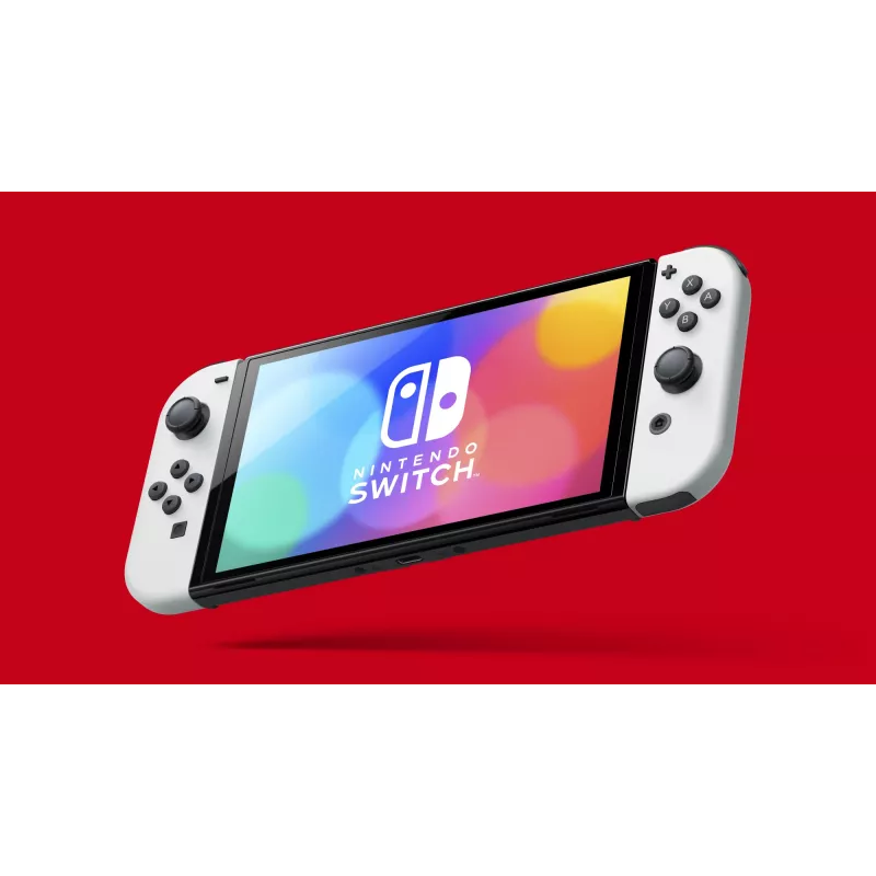Nintendo Switch OLED, Nintendo Switch, NVIDIA Custom Tegra, Valge, Analoog/Digitaal, Kodunupp, Toitenupp, Nupud