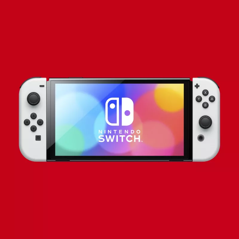 Nintendo Switch OLED, Nintendo Switch, NVIDIA Custom Tegra, Valge, Analoog/Digitaal, Kodunupp, Toitenupp, Nupud