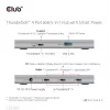 CLUB3D sertifitseeritud Thunderbolt™4 kaasaskantav 5-ühes jaotur nutika toitejaotusega