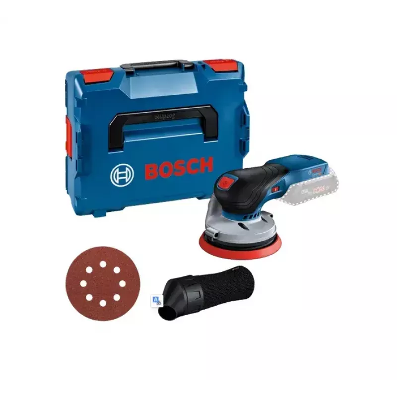 Bosch GEX 18V-125 Professional juhuslik orbitaallihvmasin 10000 RPM 20000 OPM must, sinine, hall, punane