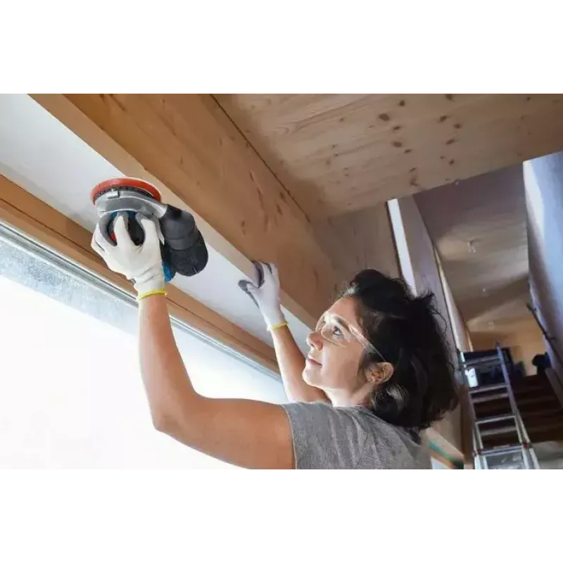 Bosch GEX 18V-125 Professional juhuslik orbitaallihvmasin 10000 RPM 20000 OPM must, sinine, hall, punane