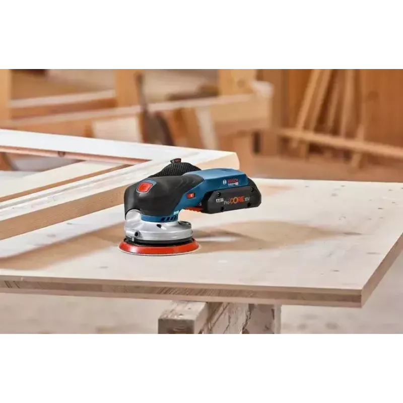 Bosch GEX 18V-125 Professional juhuslik orbitaallihvmasin 10000 RPM 20000 OPM must, sinine, hall, punane