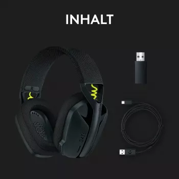 LOGITECH G435 Lightspeed Wireless Gaming Headset - Must
