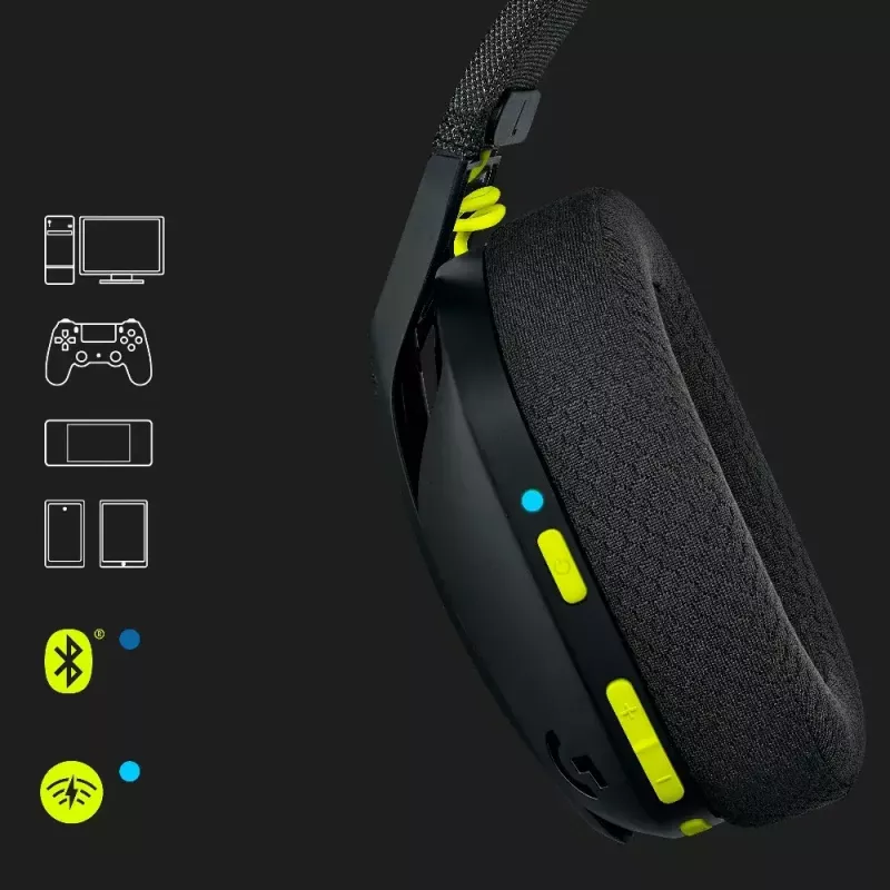 LOGITECH G435 Lightspeed Wireless Gaming Headset - Must