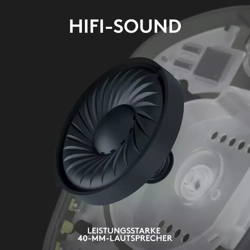 LOGITECH G435 Lightspeed Wireless Gaming Headset - Must