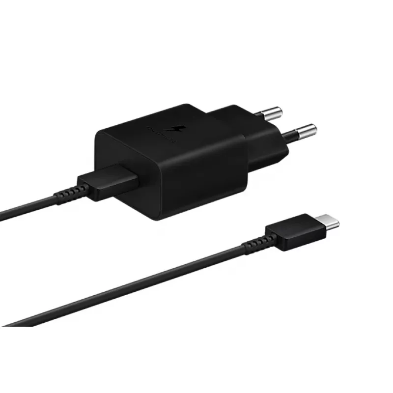 Mobiililaadija Samsung EP-T1510XBEGEU, 1 USB-C port, 9V/1.67A väljund, 1 m kaabel, must