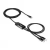 CLUB3D USB USB-C, Y-laadimiskaabel 2x USB USB-C, max 100 W, 1,83 m/6 jalga M/M